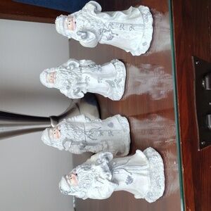 Old World Santa figurines
